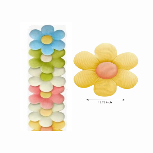 Multi Color Flower Pillow