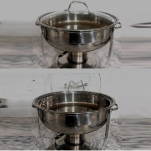 4 Qt Stainless Steel Chafing Pan. Handwash Only