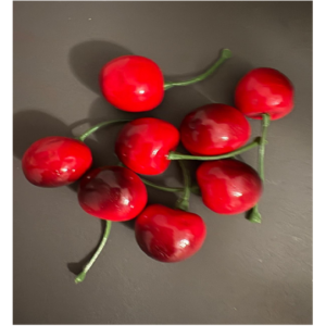 Realistic Plastic Cherry