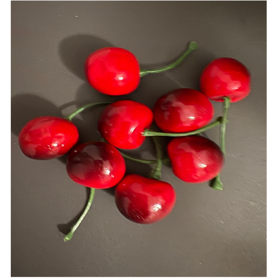 Realistic Plastic Cherry