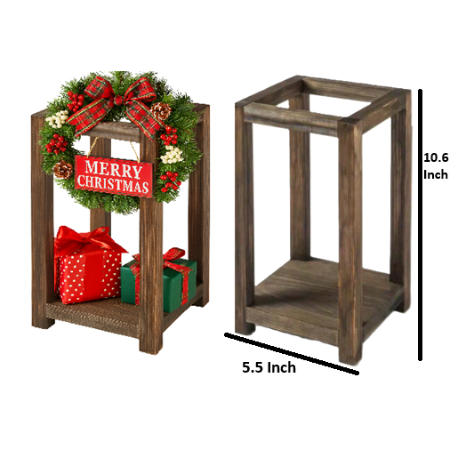 Rustic Wooden Display or LED Candle Holder