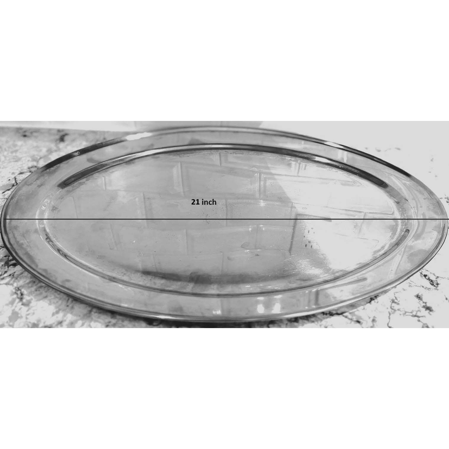 21″ Stainless Steel Platter. Handwash Only
